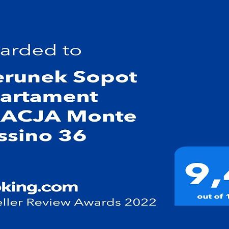 Kierunek Sopot Apartament Gracja Monte Cassino 36 Экстерьер фото
