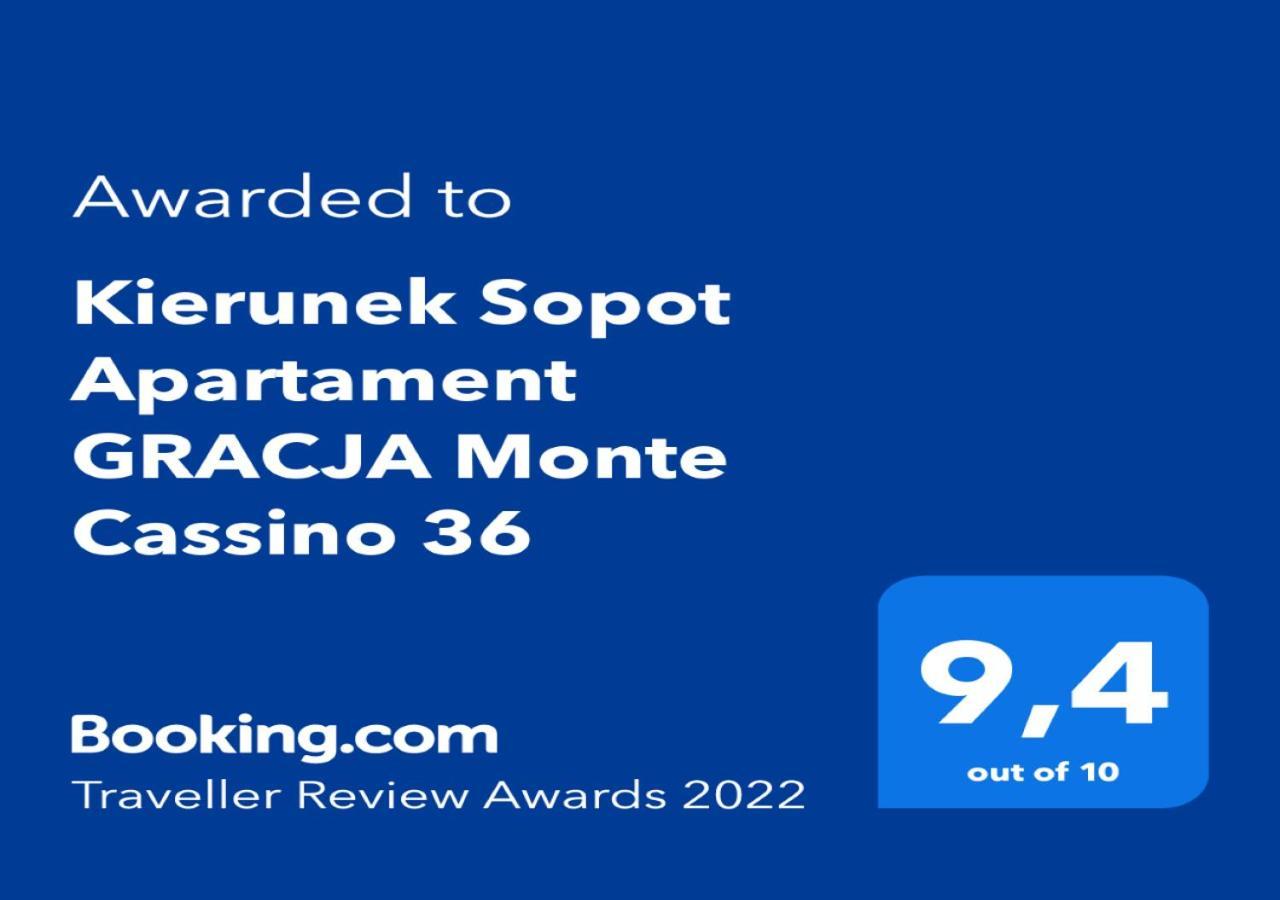 Kierunek Sopot Apartament Gracja Monte Cassino 36 Экстерьер фото